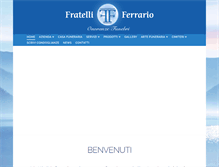 Tablet Screenshot of fratelliferrario.eu